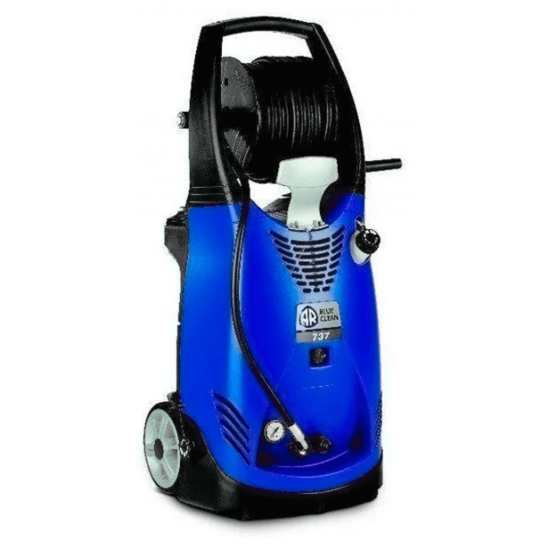 Очиститель высокого давления AR 737 RLW Blue Clean 12389,230В/2700Вт, 150bar, 480л/ч, шланг 10м, отсек для шампу