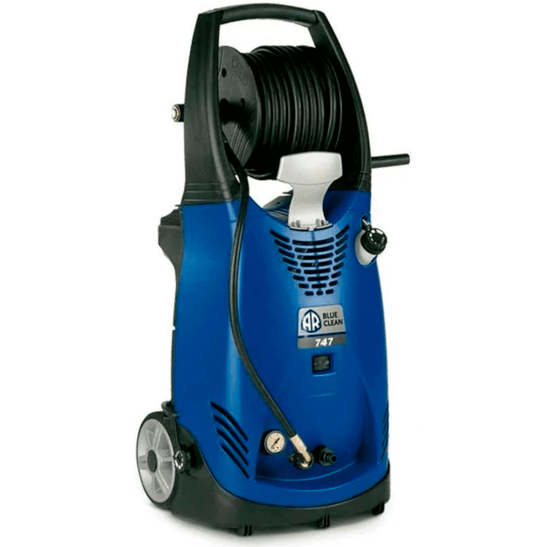 Очиститель высокого давления AR 747 RLW Blue Clean 12407,230В/3100Вт, 160bar, 540л/ч, шланг 10м, отсек для шампу