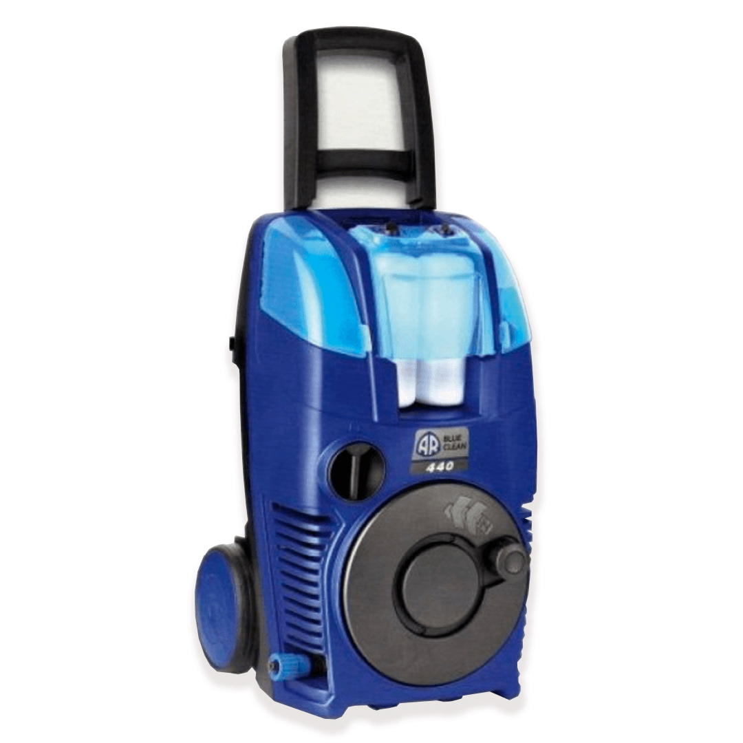 Очиститель высокого давления AR 440 Blue Clean 12471, 230В/2100Вт, 140bar, 410л/ч, шланг 6м, 2 насадки, щетка,