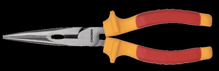 Плоскогубцы электрика с длинным носом 6" CROWN CPHEP-ILA06