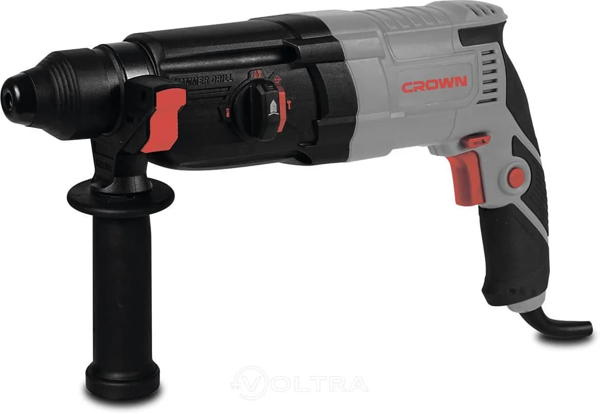 Перфоратор SDS+ (кейс) CROWN CT18211 BMC (Акция23) с аксессуарами