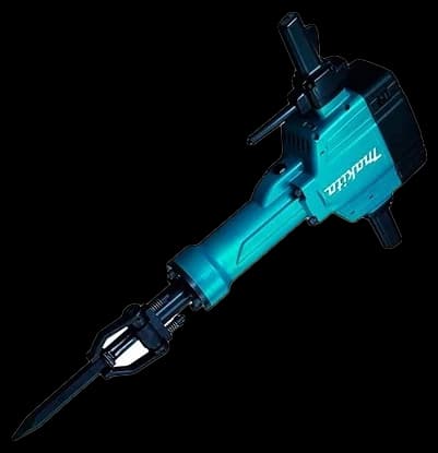Отбойный молоток Makita HM1801, 220В, 2000Вт, 1100уд/мин, 28.6мм шестигранник, 29.7кг