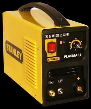 Резак плазменный Stanley PLASMA31, 2.8кВА, 230В, 50/60Гц, 15-30А, максимальная толщина резки 8.0 мм