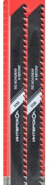 Полотна для ножовочной пилы по пенобетону 303x280x8,0мм (2шт.) Интерскол 2213928000801