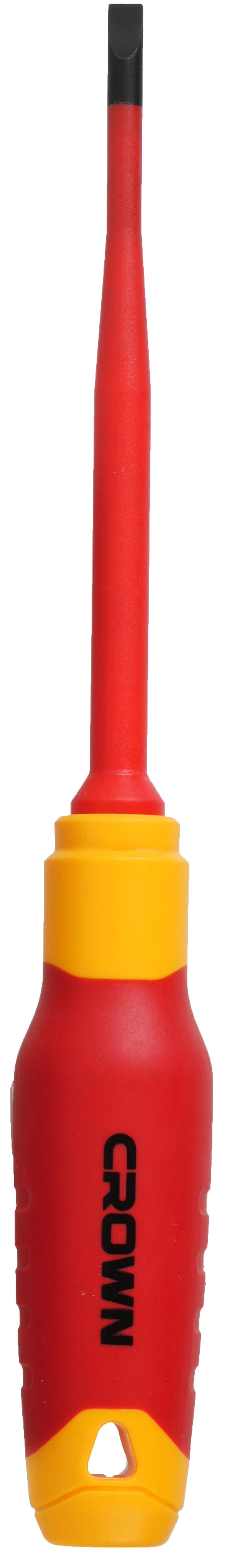 Отвертка электрика шлицевая SL3.0x100 CROWN CPHED-AS0310