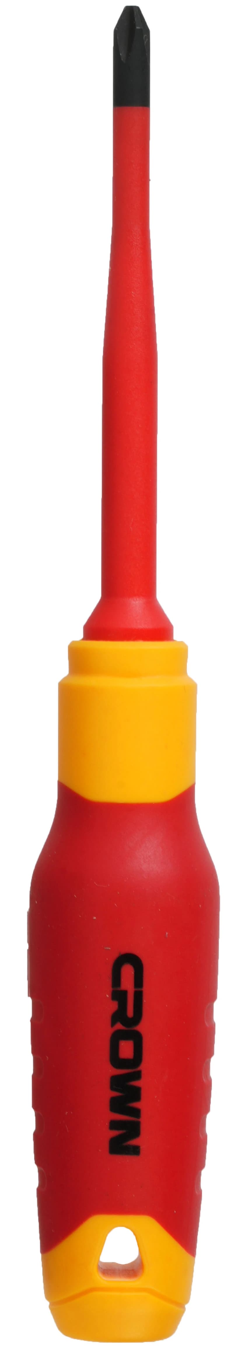 Отвертка электрика крестообразная PH1x80 CROWN CPHED-APH108