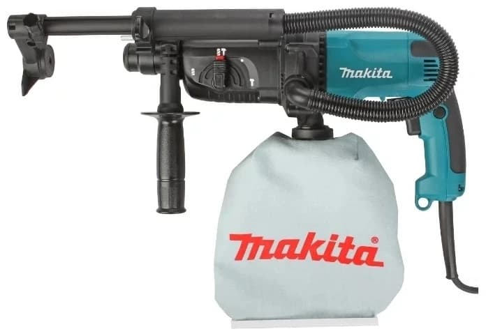 Перфоратор SDS+ Makita HR2432, 220В, 780Вт, бетон 20мм, сталь 13мм, дерево 32мм, 0-1000об/мин, 0-4500уд/мин, пылес
