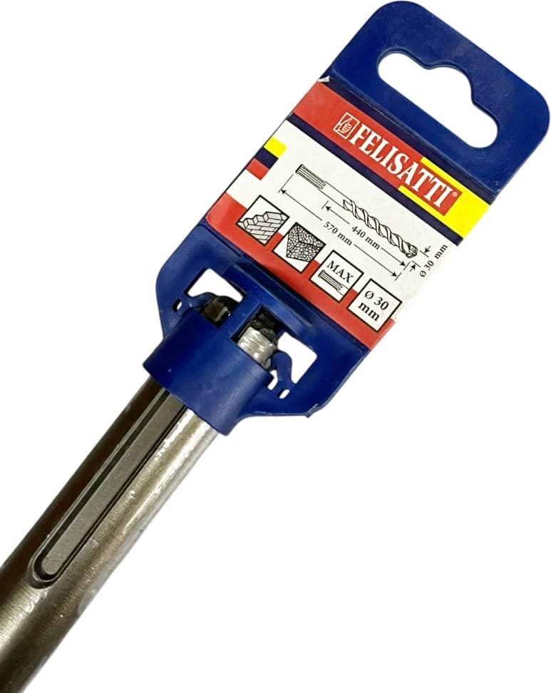 Бур для перфоратора SDS-MAX 30,0x570/450мм Felisatti 930460245