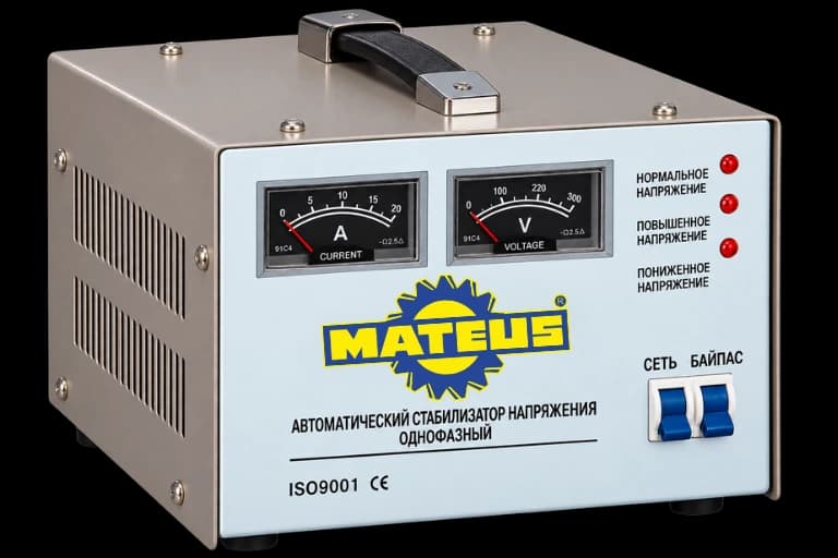 Стабилизатор напряжения электронный Mateus SVC-2000VA