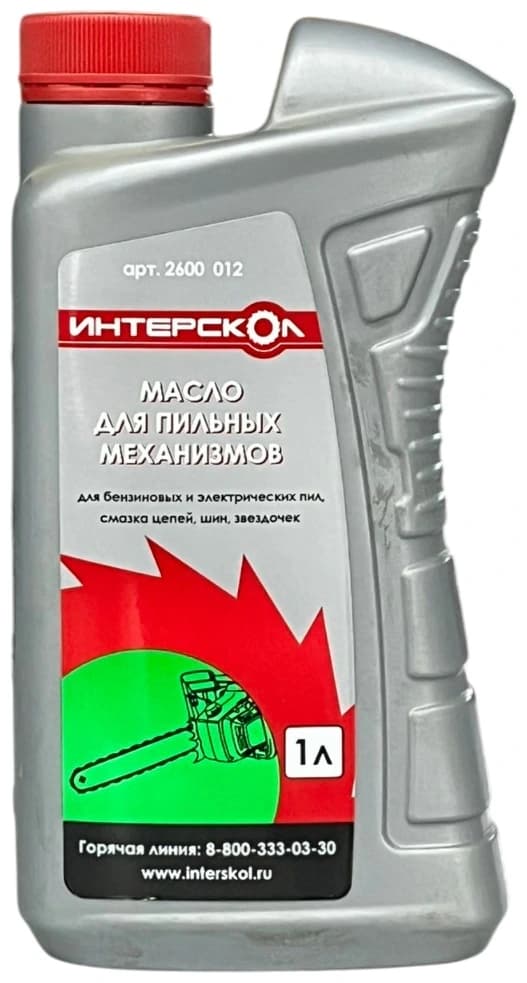 Масло для пильных механизмов "ИНТЕРСКОЛ" 1л, new Интерскол 2600 012