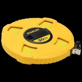 Рулетка измерительная длинная "FIBERGLASS" 30мx12,7мм Stanley 0-34-297