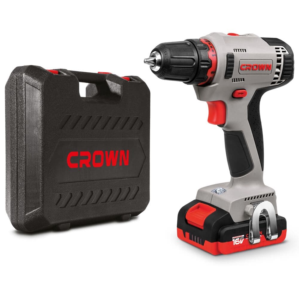 Дрель-шуруповерт аккумуляторный CROWN CT21082H-2BMC