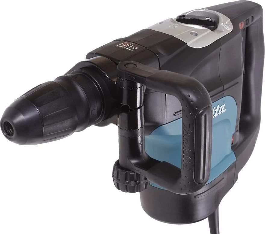 Перфоратор SDS-MAX Makita HR4501C, 220В, 1350Вт, D45мм, 13Дж, 130-280об/мин, 1250-2750уд/мин, чемодан, 8.2кг