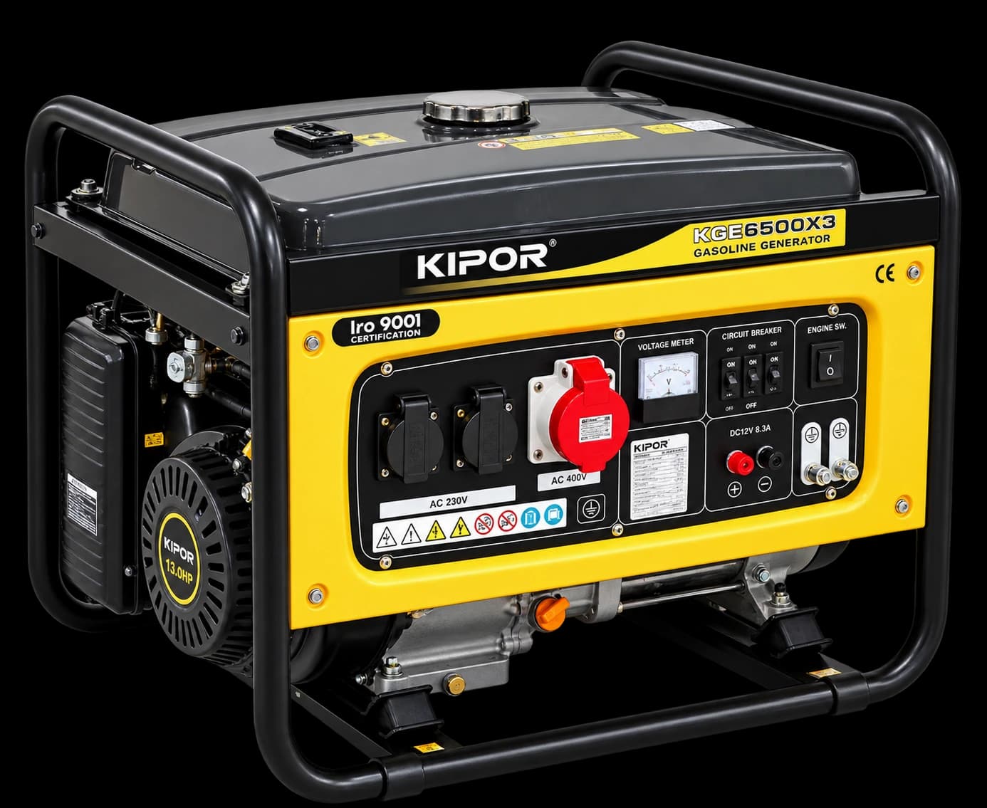 Генератор бензиновый KIPOR KGE6500x3