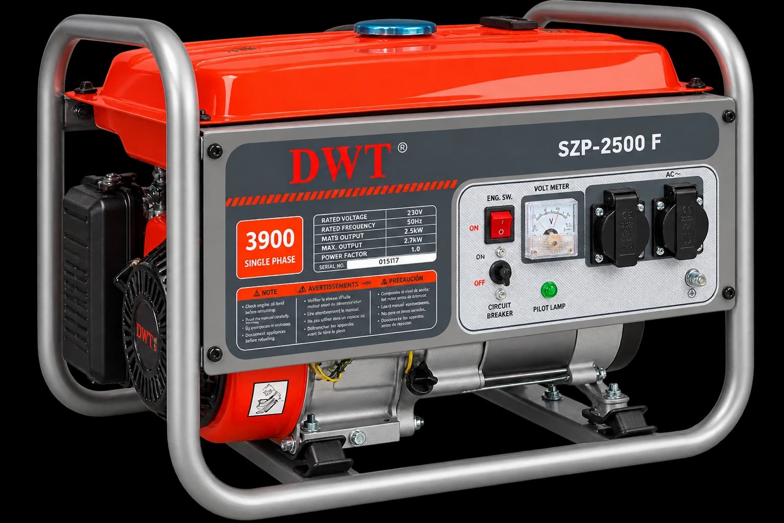 Генератор бензиновый DWT SZP-2500 F