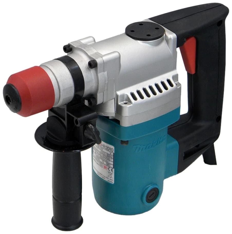 Перфоратор SDS+ Makita HR2010, 220В, 600Вт, бетон 20мм, сталь 13мм, дерево 24мм, 0-900об/мин, 0-4000уд/мин, чемода