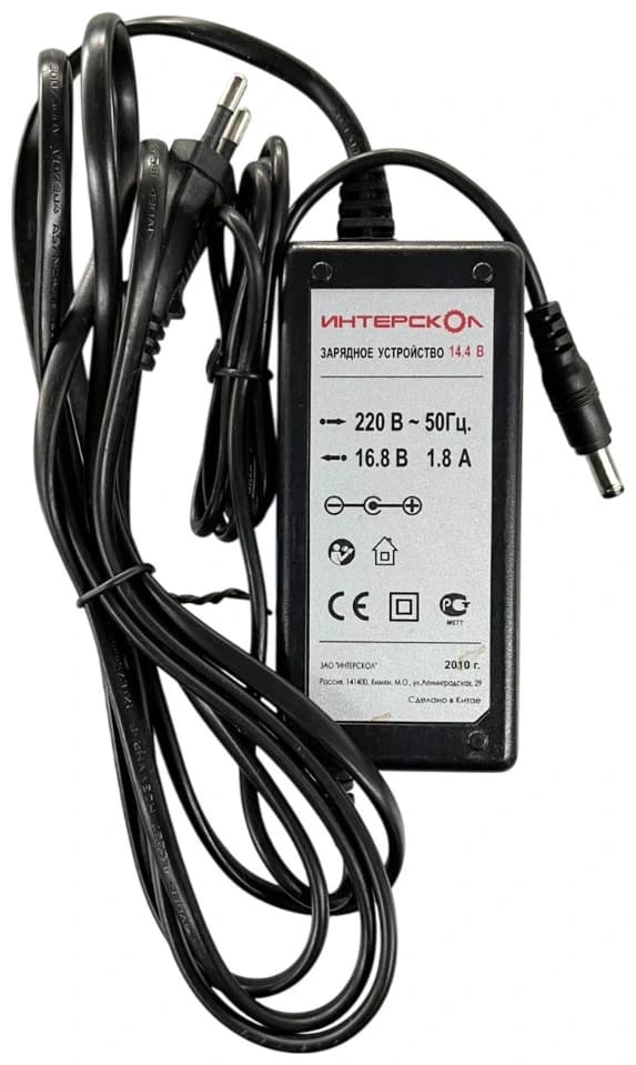Блок питания ЗУ ДА-10/10,8 ЭР (Li-ion) Интерскол 92.02.02.00.00