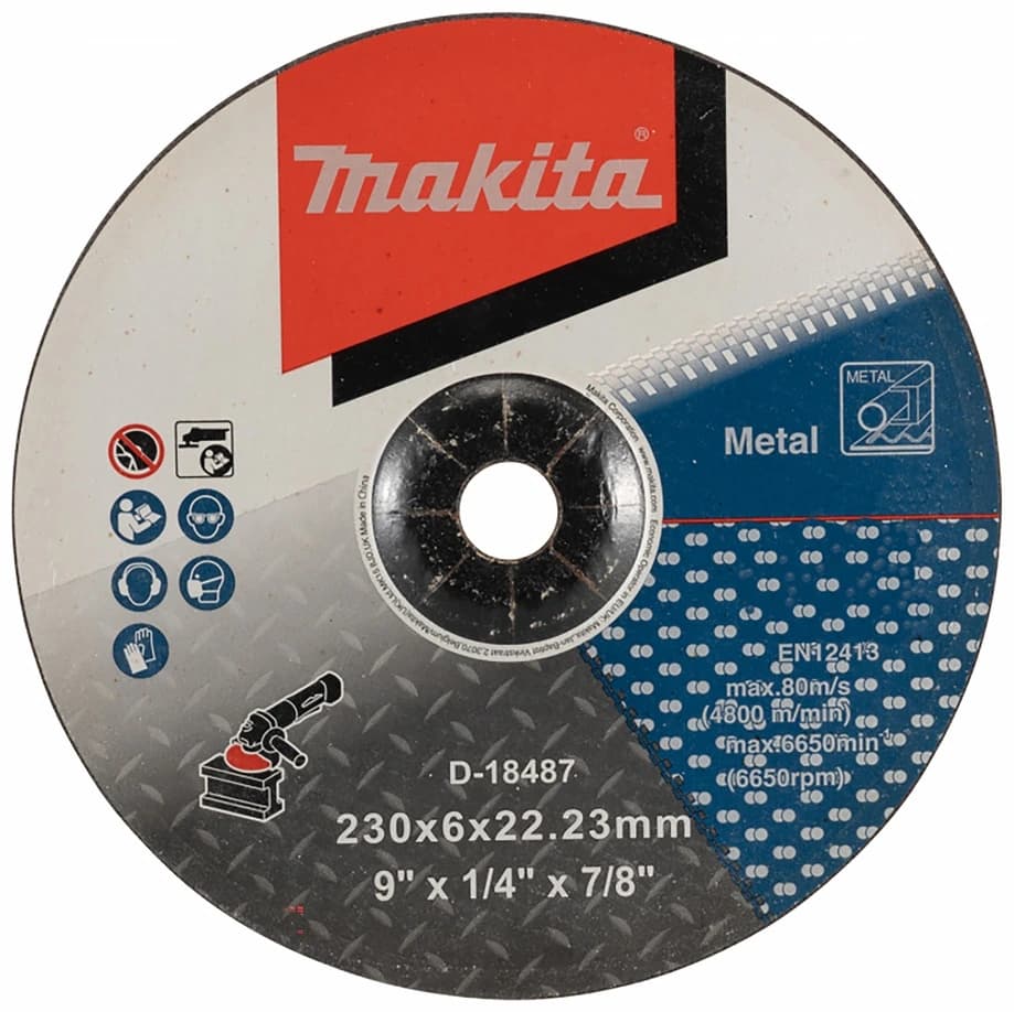 Шлифовальный диск изг.230x6.0x22.25 Makita D-18487