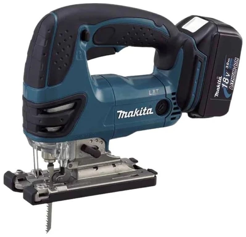 Акк. лобзик Makita BJV180Z, 18В Li, дерево 135мм, сталь 10мм, 0-2600ход/мин, версия без аккумулятора и з/у, 2.8кг