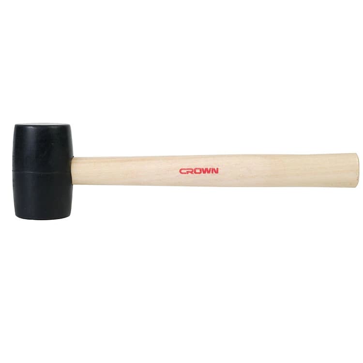 Молоток резиновый белый 160Z CROWN CPHHR-WHB16