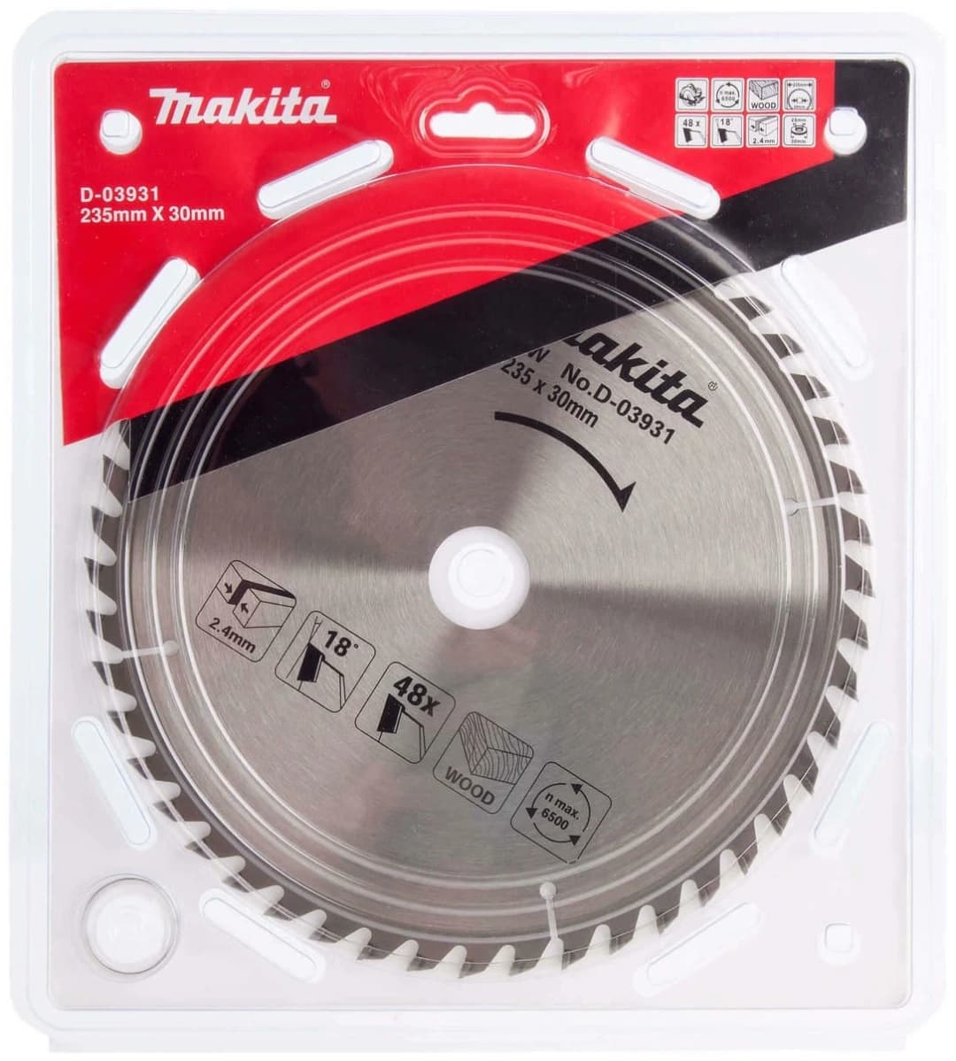 Пильные диски для дисковыx пил 235x30x48 Makita D-03931