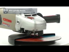 Машина шлифовальная угловая CROWN CT13500-230 video 0