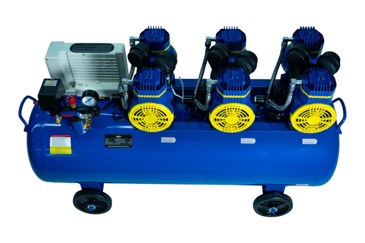 Компрессор безмасляный Mateus MS03406 (2-1300X3F80 220V/50hz)