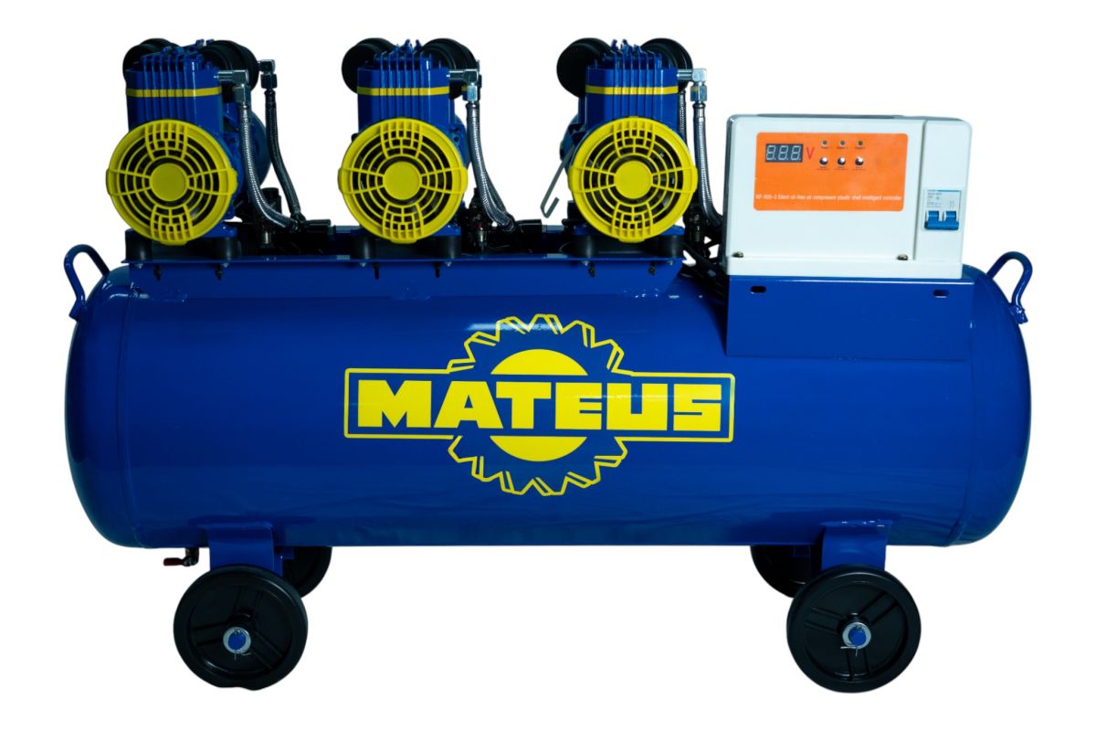 Компрессор безмасляный Mateus MS03406 (2-1300X3F80 220V/50hz)