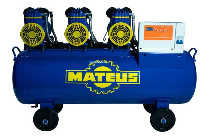 Компрессор безмасляный Mateus MS03406 (2-1300X3F80 220V/50hz)