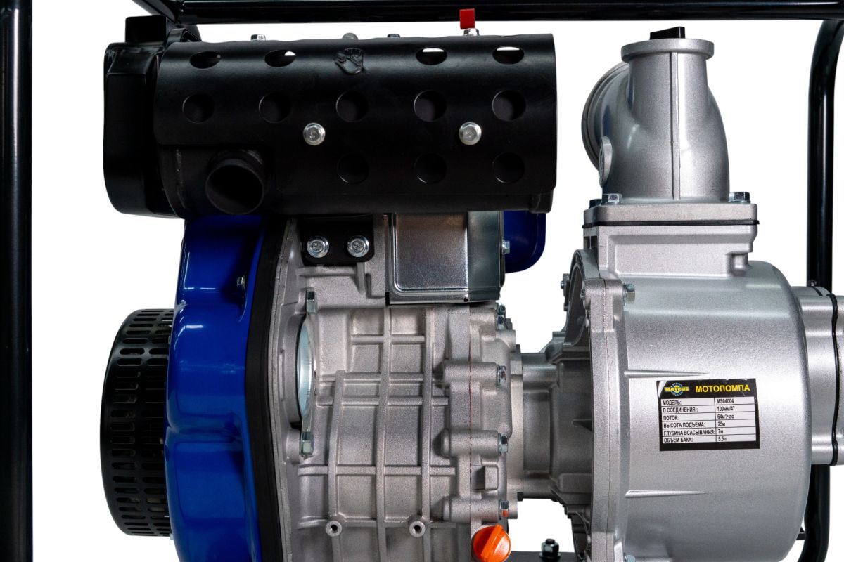 Мотопомпа дизельная Mateus MS04004 (100KB-4)