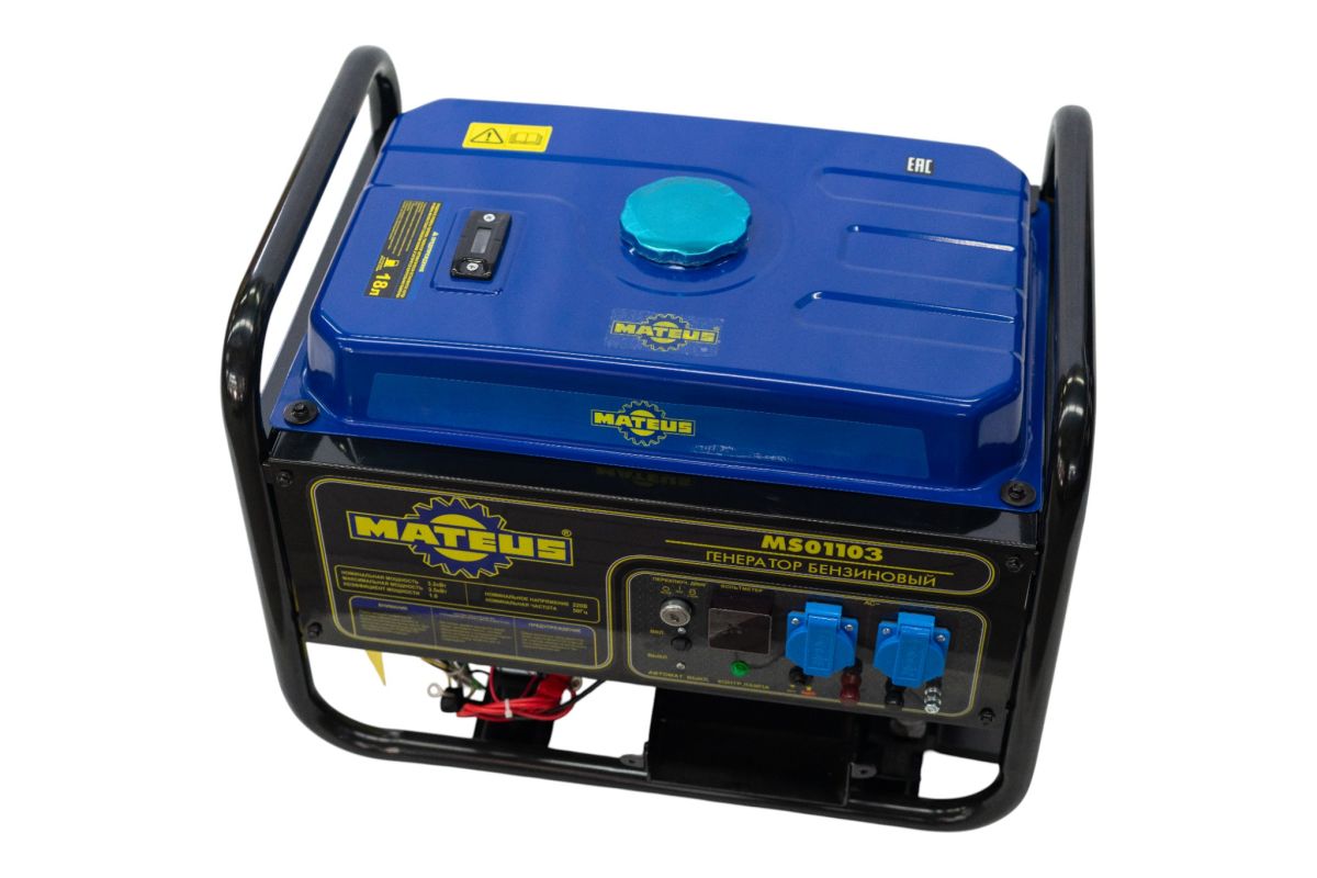 Бензиновый генератор MS01103 Mateus