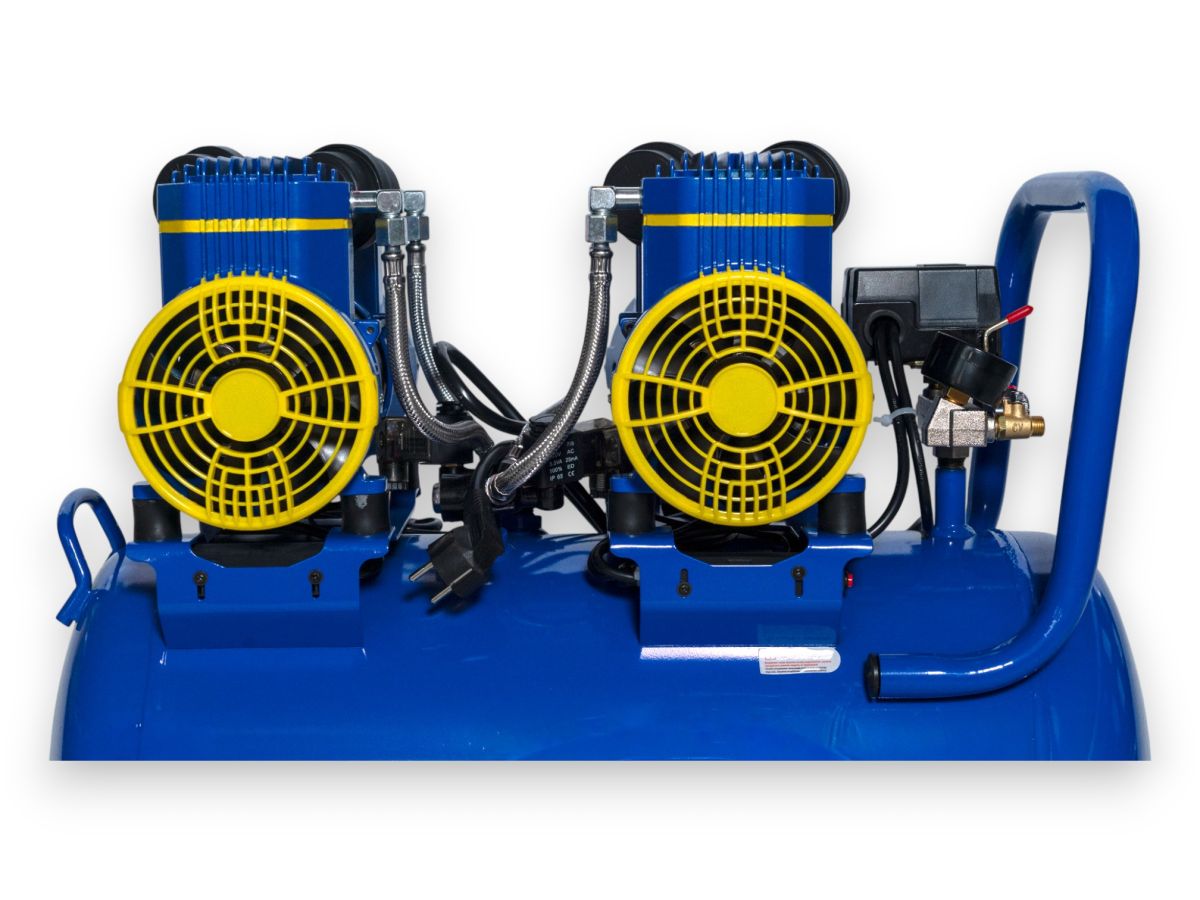 Компрессор безмасляный Mateus MS03405 (2-1450X2F50 220V/50hz)