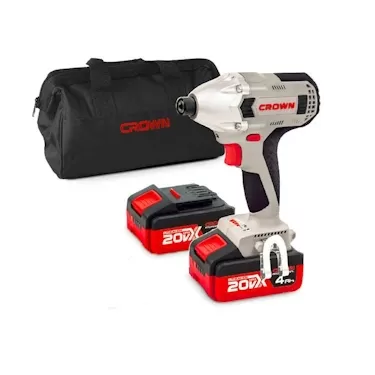 Винтоверт ударный аккумуляторный Li-ion CROWN CT22021HX-4C2TB