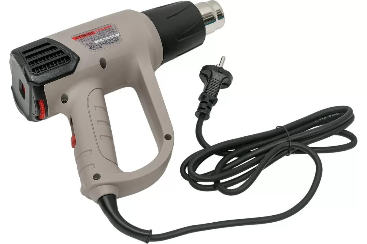 Фен технический строительный CROWN CT19007BMC