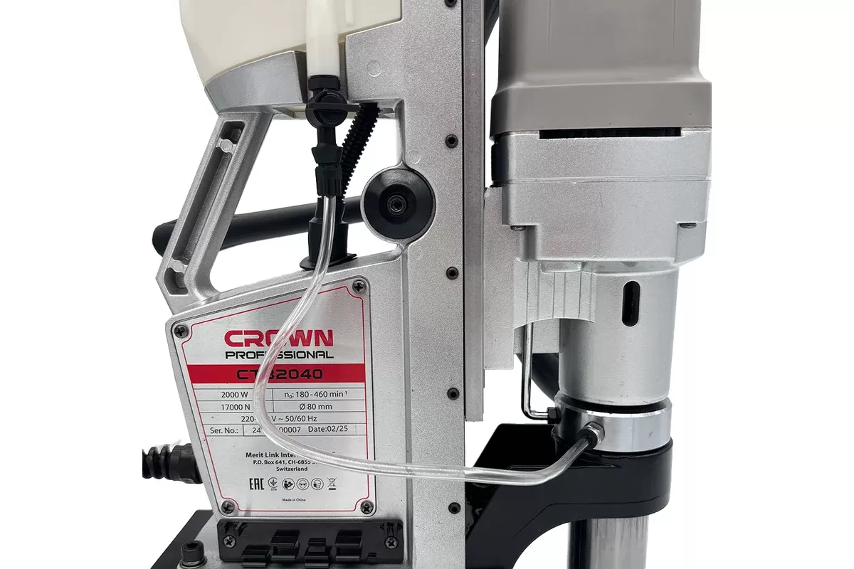 Дрель для мокрого алмазного сверления CROWN CT32040