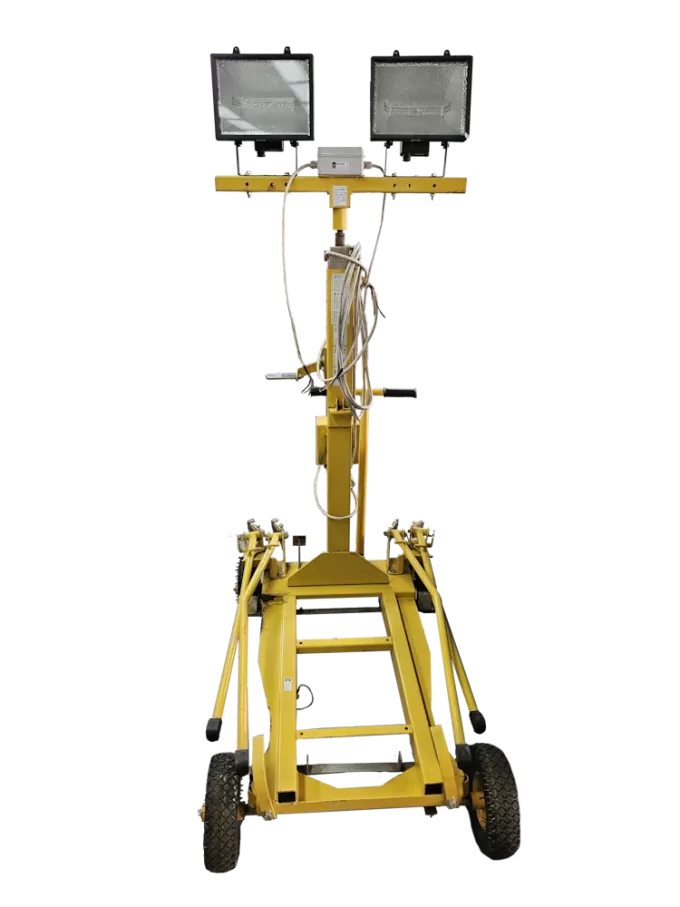 Башня мобильная светова KIPOR KLJ1000-2, 2000Вт, 115/230В, 220000лм, высота мачты 2100-4990мм, 4 положения, ге