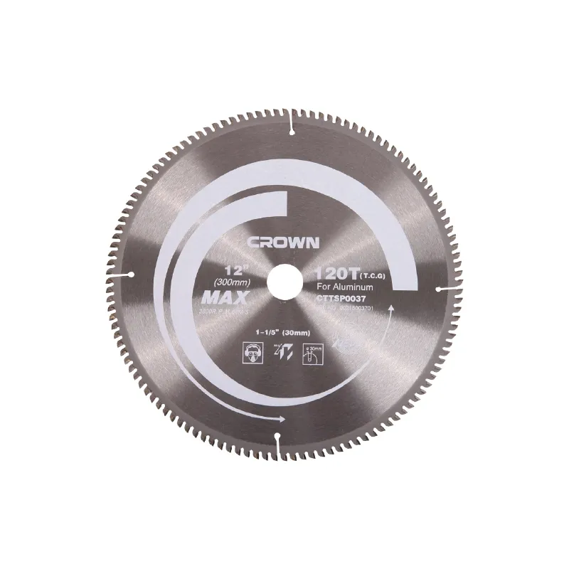 Диск пильный по металлу (алюминий) D255x30/25,4/20x80T CROWN CTTSP0044