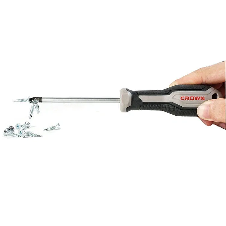 Отвертка Pozidriv PZ1х100мм  CROWN CPHDS-APZ110