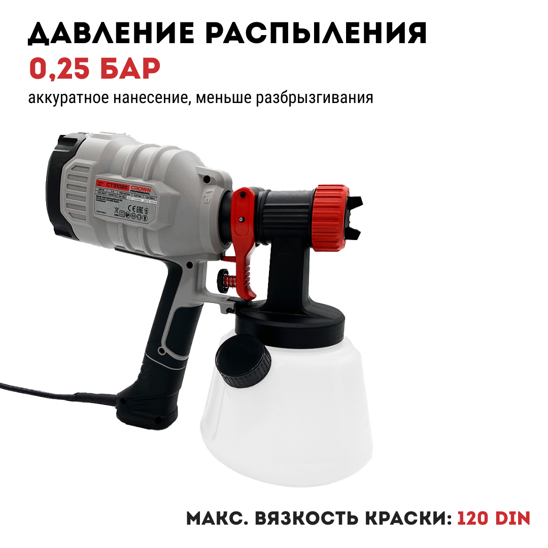 Краскопульт CROWN CT31020