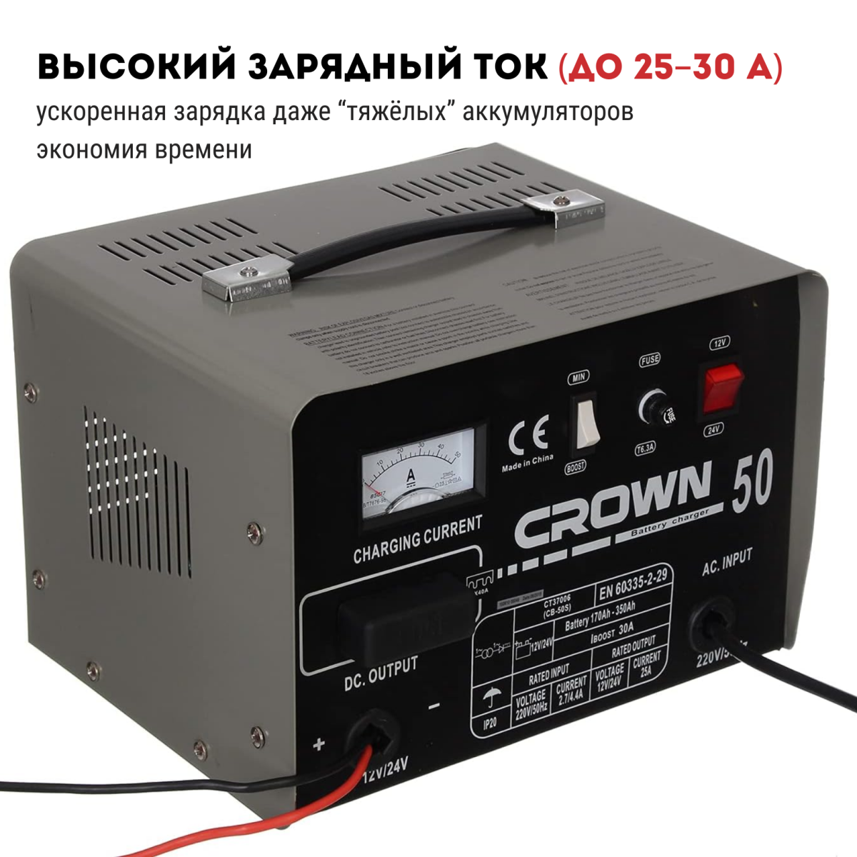 Устройство зарядное CROWN CT37006