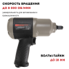 Гайковерт пневматический CROWN CT38081