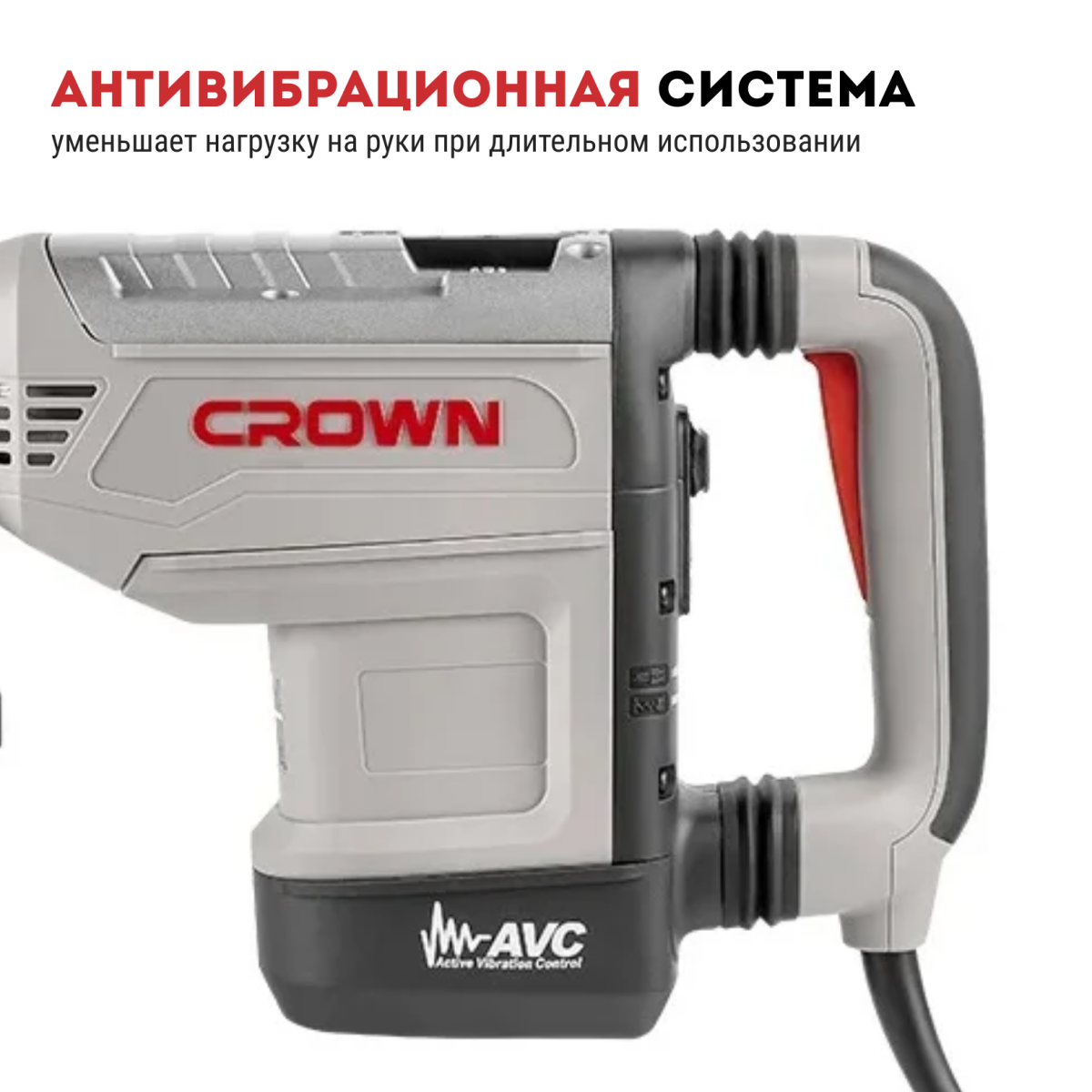 Перфоратор SDS-MAX (кейс) CROWN CT18190BMC