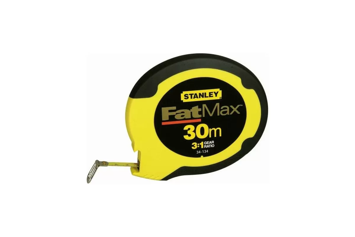 Рулетка измерительная длинная &quot;FATMAX&quot; с металлическим полотном 30мx10мм Stanley 0-34-134
