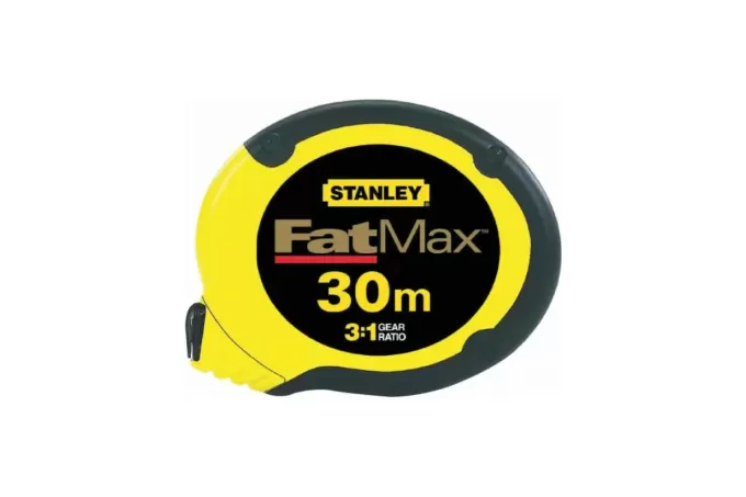 Рулетка измерительная длинная "FATMAX" с металлическим полотном 30мx10мм Stanley 0-34-134