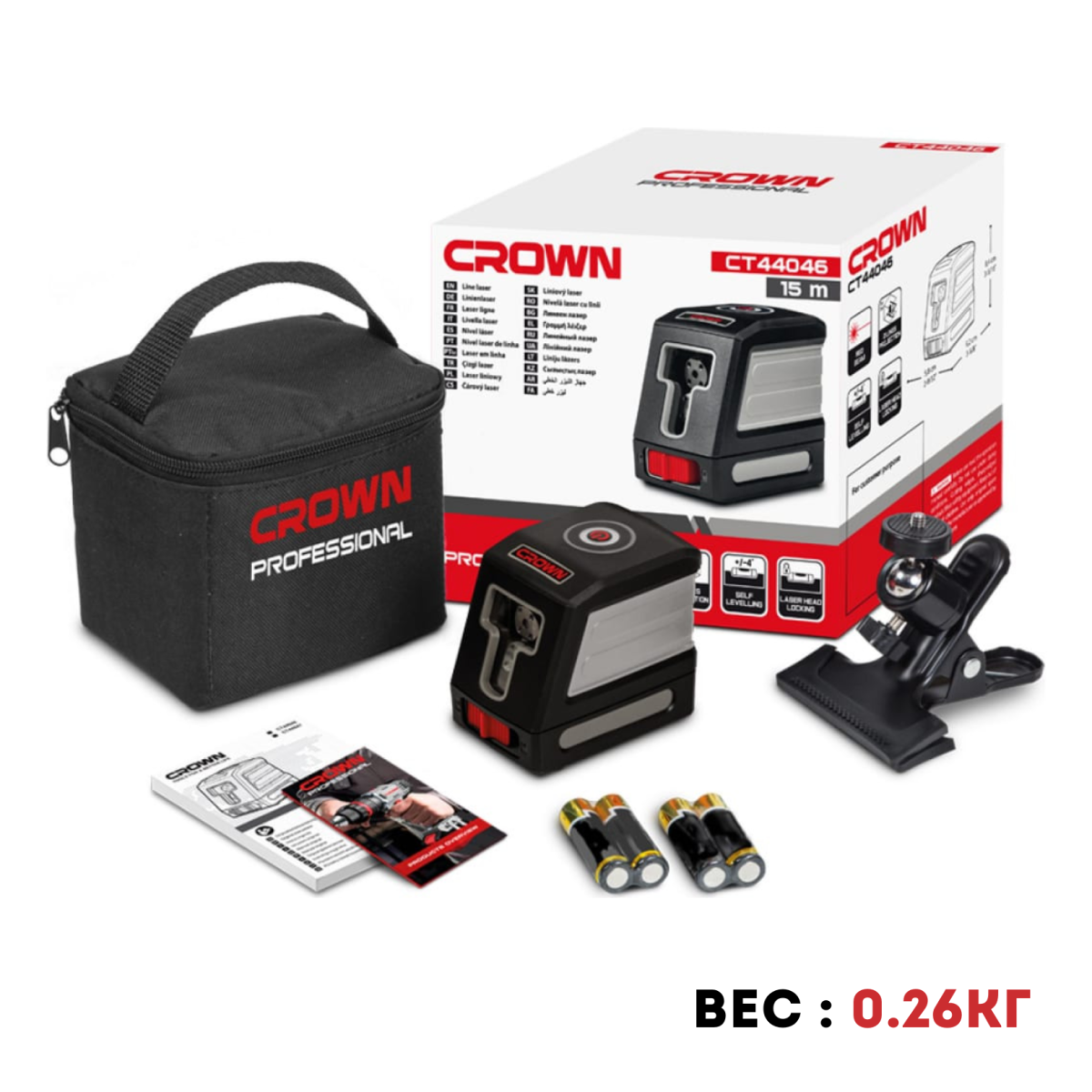 Уровень лазерный CROWN CT44046