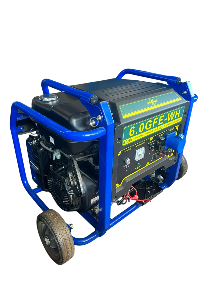 Генератор бензиновый Mateus 6,0GFE-WH