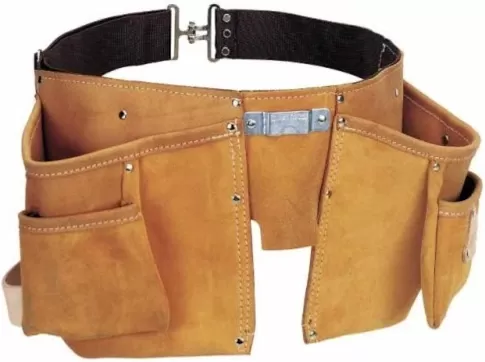 Сумка для инструмента и гвоздей поясная двойная из кожи Stanley 2-93-200