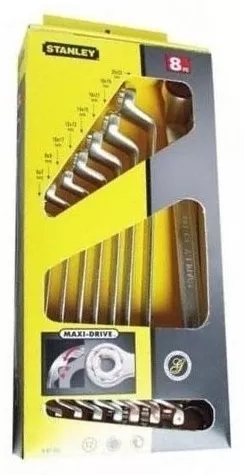 Набор из 8-ми ключей гаечных накидных Stanley 4-87-056