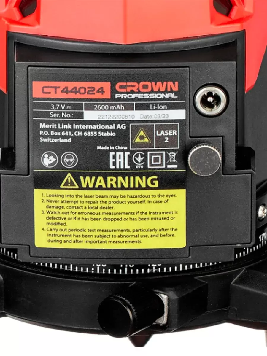Уровень лазерный CROWN CT44024 