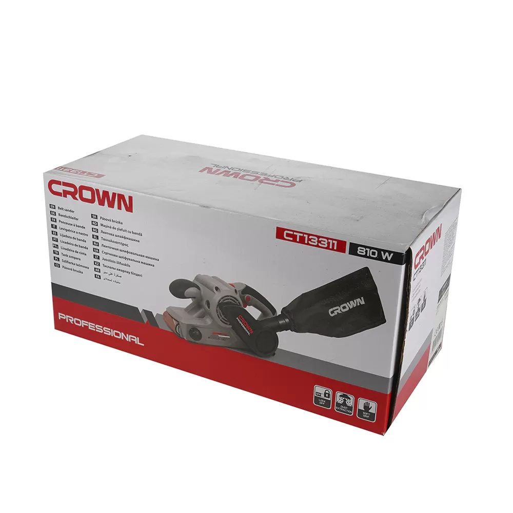 Машина шлифовальная ленточная CROWN CT13311